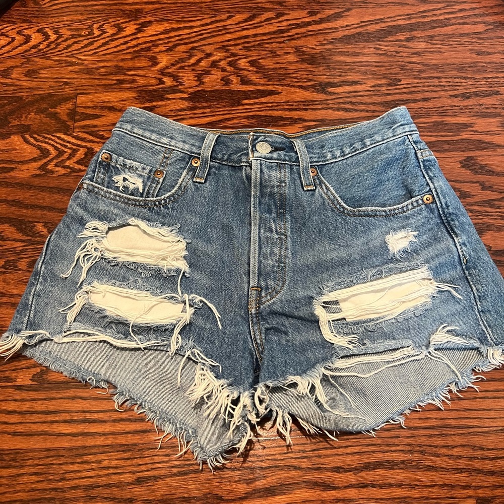 Levi 501 denim shorts